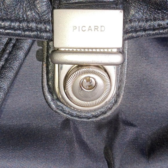 Picard Black Nylon Leather backpack main image 6